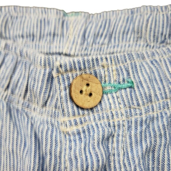 Tommy Bahama Relax Light Blue Stripe Linen Pants Mens L Large Vacation Resort - Picture 2 of 13